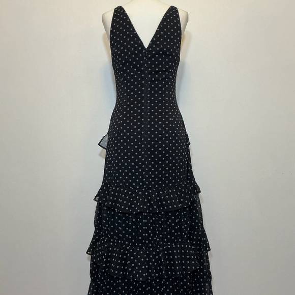 La Maison Talulah Polka Dot Tiered Ruffle Maxi Dress SAMPLE Size S - Picture 4 of 8